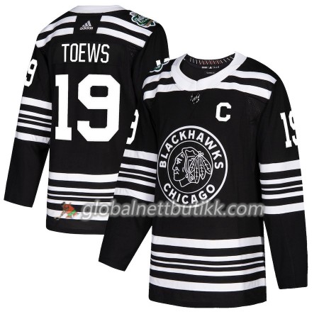 Chicago Blackhawks Hockeydrakt Jonathan Toews 19 2019 Winter Classic Svart Adidas Authentic - Herre